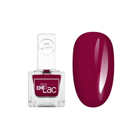 E.MiLac Gel Effect Beaujolais #028, 9 ml. - Klasický lak s gelovým efektem