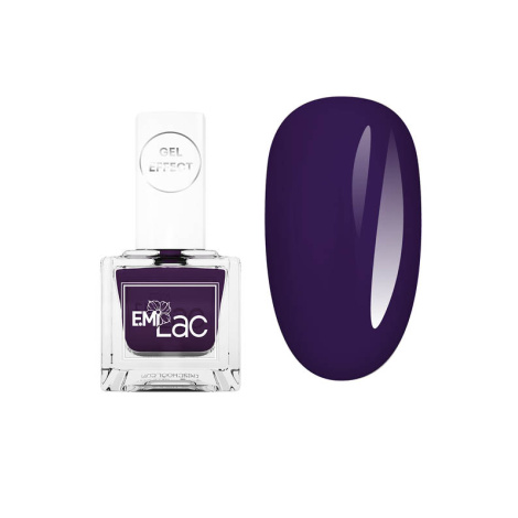 E.MiLac Gel Effect Black Grape #049, 9 ml. - Klasický lak s gelovým efektem
