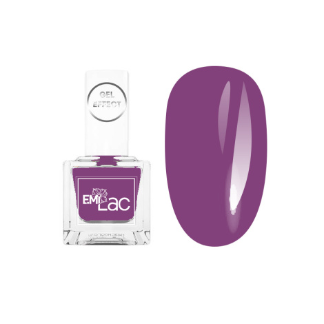 E.MiLac Gel Effect Grape Shake #047, 9 ml. - Klasický lak s gelovým efektem