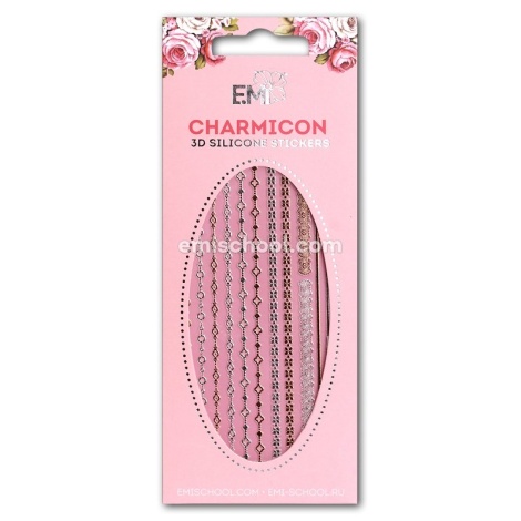 E.Mi Charmicon 3D Silicone Stickers Chain #3 - samolepka