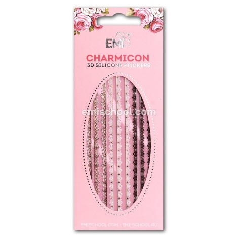 E.Mi Charmicon 3D Silicone Stickers Lace MIX #2 - samolepka