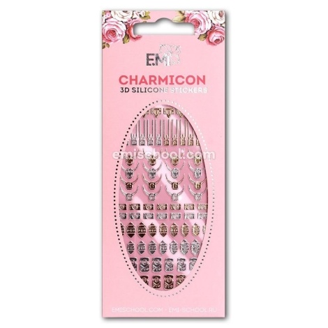 E.Mi Charmicon 3D Silicone Stickers Locks - samolepka