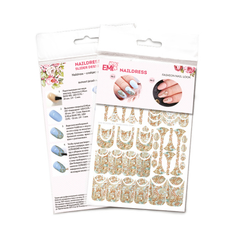 E.Mi Vodolepka Naildress Slider Design Persian Scarf