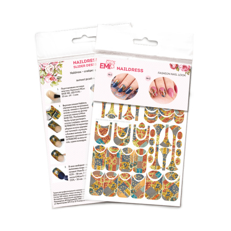 E.Mi Vodolepka Naildress Slider Design Patchwork
