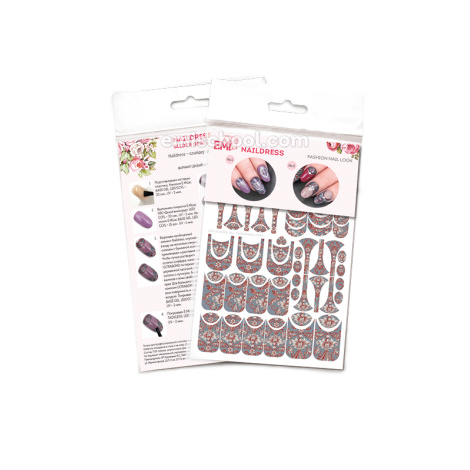 E.Mi Vodolepka Naildress Slider Design Jacquard