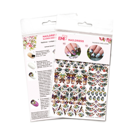 E.Mi Vodolepka Naildress Slider Design Tropic