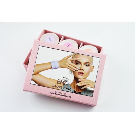 E.Mi Sada EMPASTA Fashion Texture Sport Chic - 6 х 5ml kelímek