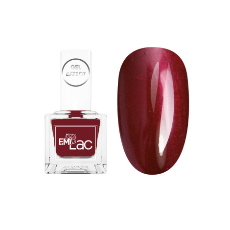 E.MiLac Gel Effect NP Amaranth #077, 9 ml. - Klasický lak s gelovým efektem