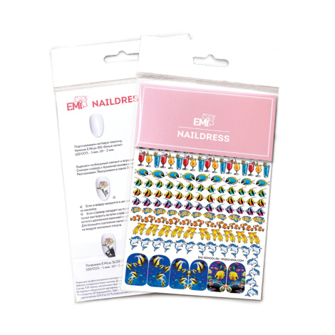 E.Mi Vodolepka Naildress Slider Design No9 Fish