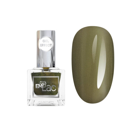 E.MiLac Gel Effect NP Martini Olive #112, 9 ml. - Klasický lak s gelovým efektem