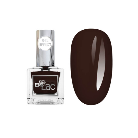 E.MiLac Gel Effect NP Black Wood #125, 9 ml. - Klasický lak s gelovým efektem