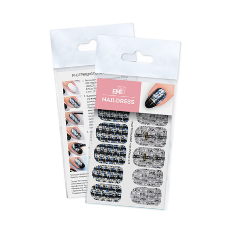 E.Mi Vodolepka Naildress Slider Design #49 Knitted print