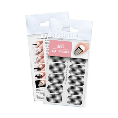 E.Mi Vodolepka Naildress Slider Design #50 Houndstooth