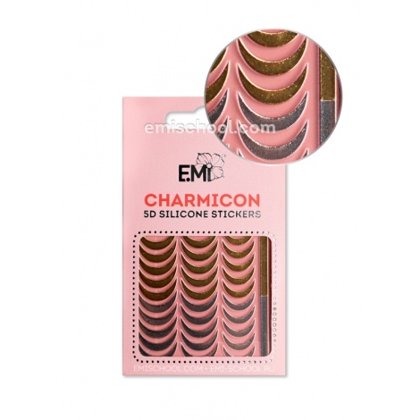 E.Mi Charmicon 3D Silicone Stickers #104 Lunula - samolepka
