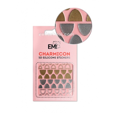 E.Mi Charmicon 3D Silicone Stickers #95 Lunula - samolepka