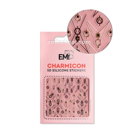 E.Mi Charmicon 3D Silicone Stickers #96 Lunula - samolepka