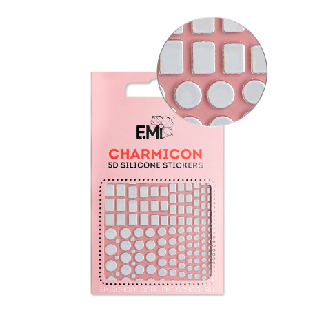 E.Mi Charmicon 3D Silicone Stickers #99 Geometry - samolepka