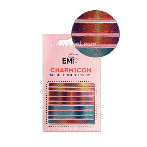 E.Mi Charmicon 3D Silicone Stickers #102 Lines - samolepka