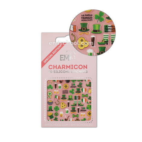 E.Mi Charmicon 3D Silicone Stickers Ireland - samolepka