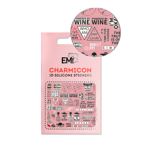 E.Mi Charmicon 3D Silicone Stickers #141 Street Art - samolepka