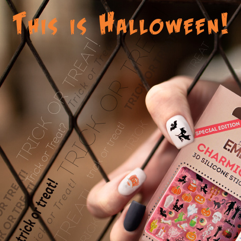 E.Mi Charmicon 3D Silicone Stickers Halloween 1 - samolepka