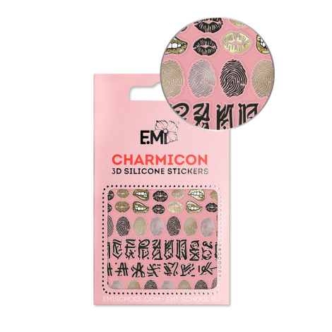 E.Mi Charmicon 3D Silicone Stickers #146 Prints - samolepka