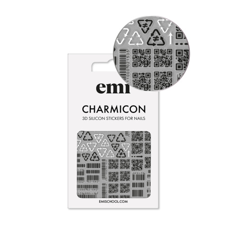E.Mi Charmicon 3D Silicone Stickers #175 Codes - samolepka