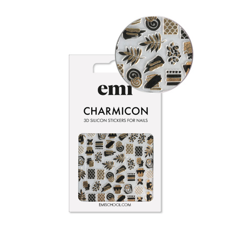E.Mi Charmicon 3D Silicone Stickers #187 Accents - samolepka