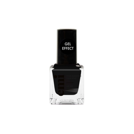 E.MiLac Gel Effect Little Black Dress #050, 9 ml. - Klasický lak s gelovým efektem