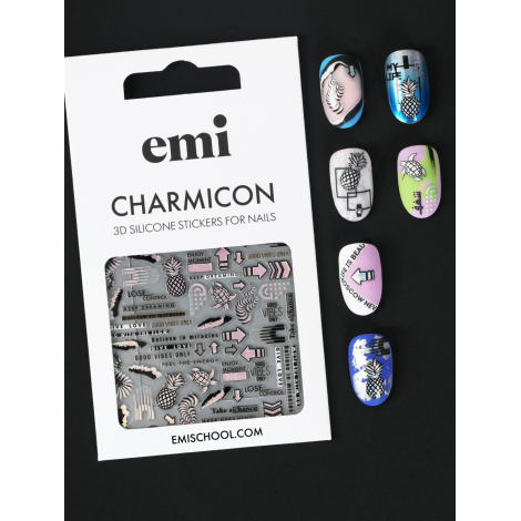 E.Mi Charmicon 3D Silicone Stickers #213