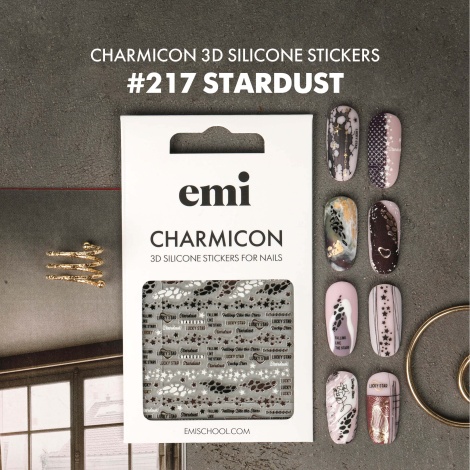 E.Mi Charmicon 3D Silicone Stickers #217