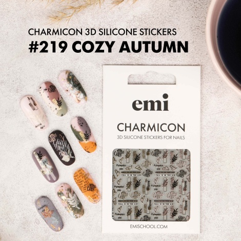E.Mi Charmicon 3D Silicone Stickers #219