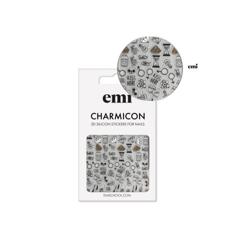 E.Mi Charmicon 3D Silicone Stickers #189