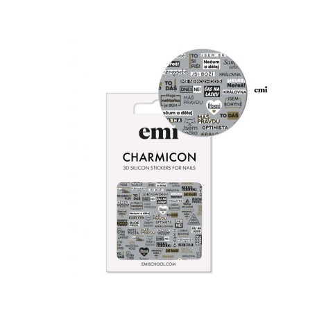 E.Mi Charmicon 3D Silicone Stickers Czech 3 - samolepka