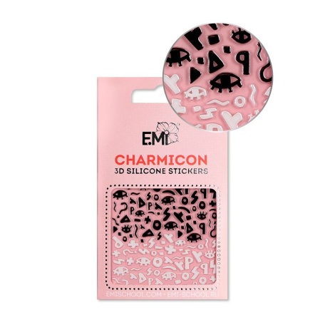 E.Mi Charmicon 3D Silicone Stickers #119